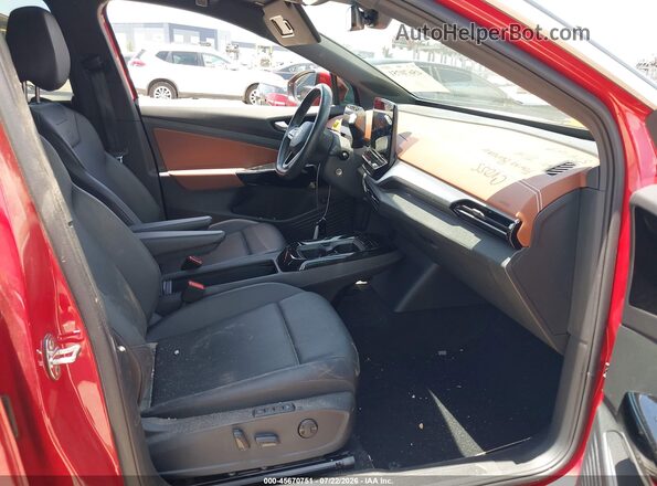 WVGKMPE28MP041372 2021 VOLKSWAGEN ID.4 Красный Вид салона спереди