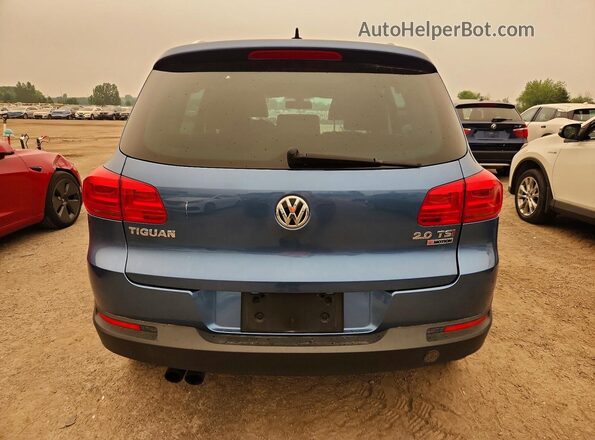 WVGLV7AX8HK010046 2017 VOLKSWAGEN TIGUAN Blue Vista trasera