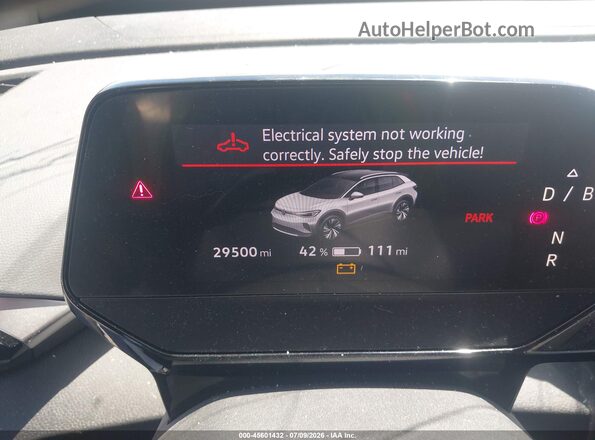 WVGRMPE20MP054695 2021 VOLKSWAGEN ID.4 Белый 