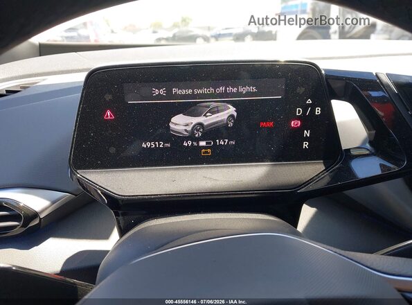 WVGRMPE22MP023383 2021 VOLKSWAGEN ID.4 Серый Вид задних сидений