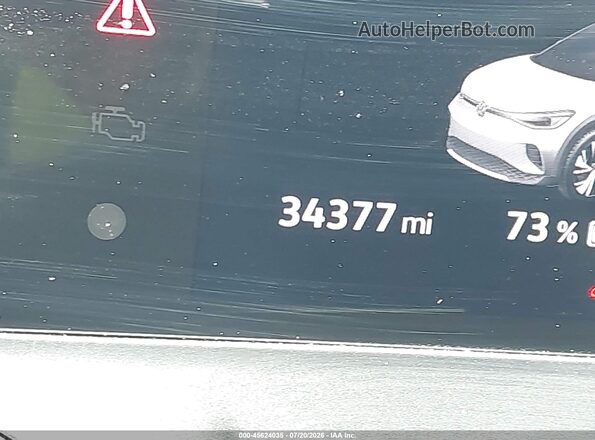 WVGRMPE22NP070950 2022 VOLKSWAGEN ID.4 White 