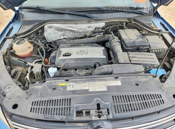WVGRV7AX1HK004485 2017 VOLKSWAGEN TIGUAN Синий Вид задней части салона