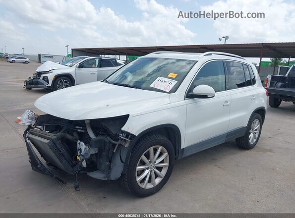 WVGRV7AX1HW503814 2017 VOLKSWAGEN TIGUAN White წინა მარცხენა ხედი სამი მეოთხედიდან