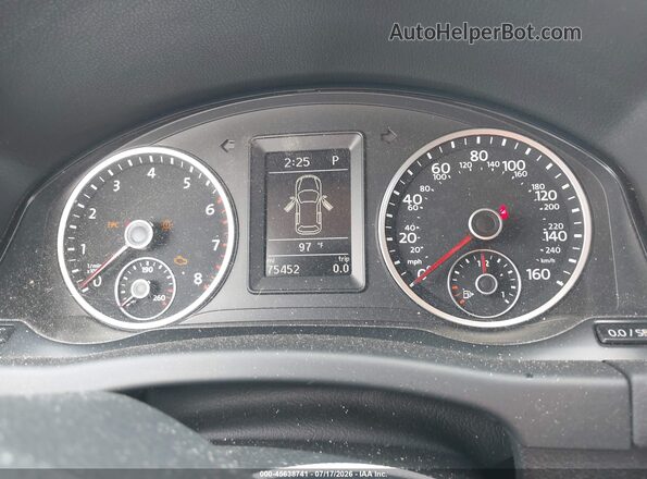 WVGRV7AX1HW503814 2017 VOLKSWAGEN TIGUAN White უკანა სავარძლების ხედი