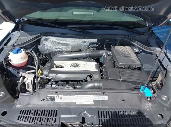 WVGRV7AX2HW507841 2017 VOLKSWAGEN TIGUAN Blue Vista trasera