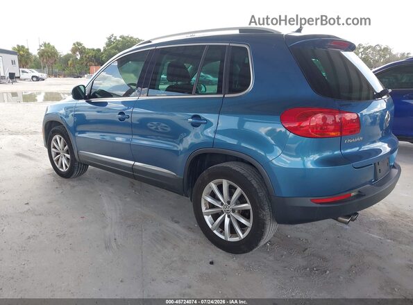 WVGRV7AX2HW507841 2017 VOLKSWAGEN TIGUAN Blue Trasero izquierdo