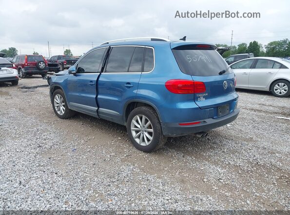 WVGRV7AX6HW507941 2017 VOLKSWAGEN TIGUAN Blue Trasero izquierdo