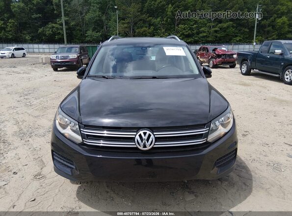 WVGRV7AX8HK008971 2017 VOLKSWAGEN TIGUAN Black Вид спереду