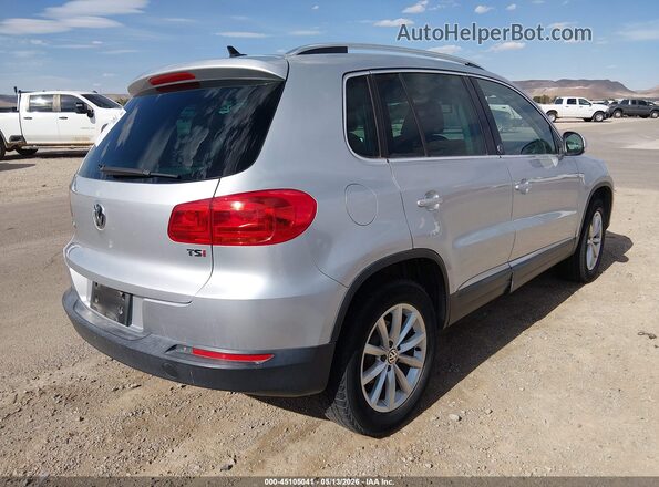 WVGRV7AX9HW509571 2017 VOLKSWAGEN TIGUAN Silver Trasero derecho