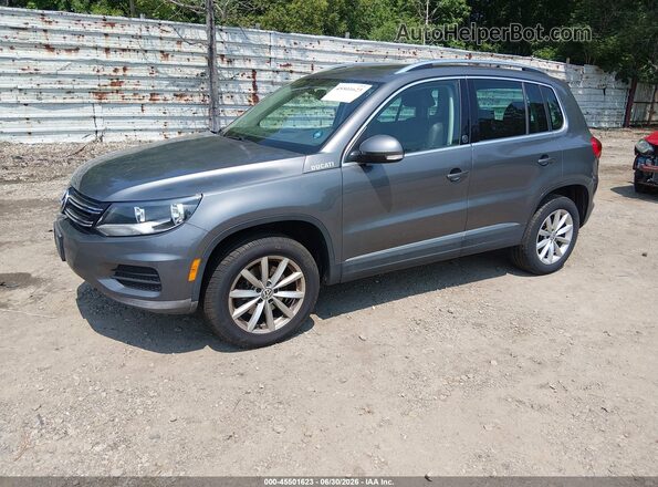 WVGSV7AX1HK030585 2017 VOLKSWAGEN TIGUAN Gray Front left