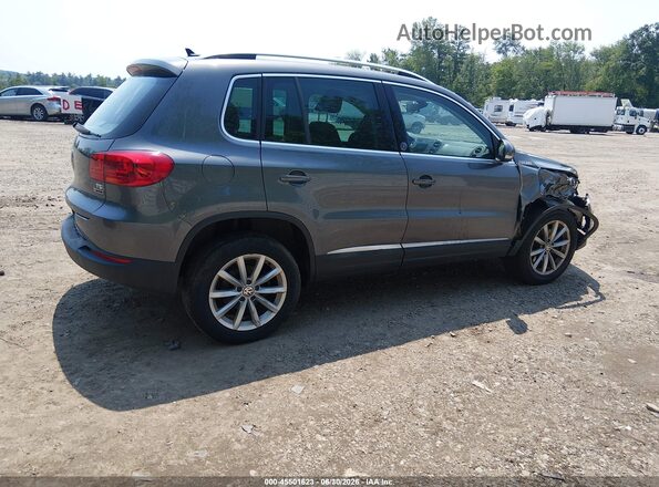 WVGSV7AX1HK030585 2017 VOLKSWAGEN TIGUAN Gray Rear right