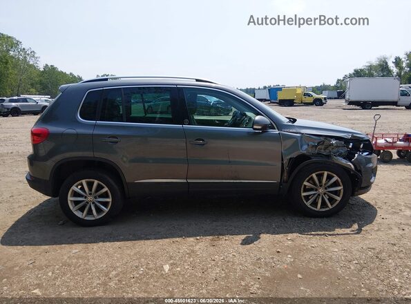 WVGSV7AX1HK030585 2017 VOLKSWAGEN TIGUAN Gray Rear interior view