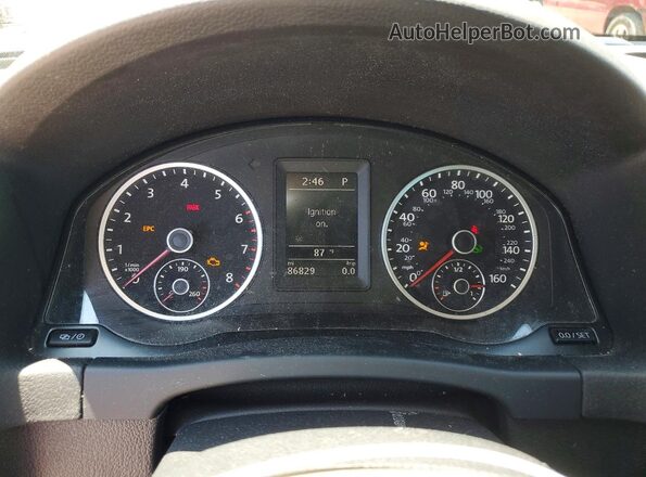 WVGSV7AX2HK007381 2017 VOLKSWAGEN TIGUAN White ხელსაწყოთა პანელის ხედი