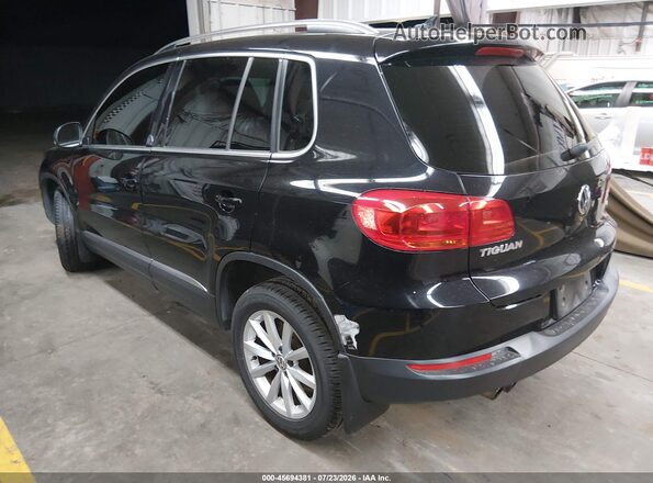 WVGSV7AX4HK007527 2017 VOLKSWAGEN TIGUAN Черный Задняя левая четверть