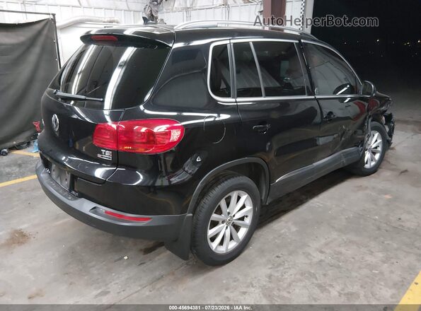WVGSV7AX4HK007527 2017 VOLKSWAGEN TIGUAN Черный Задняя правая четверть
