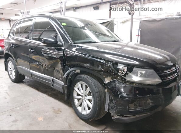 WVGSV7AX4HK007527 2017 VOLKSWAGEN TIGUAN Черный Вид спереди