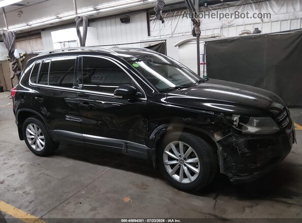 WVGSV7AX4HK007527 2017 VOLKSWAGEN TIGUAN Черный Вид задней части салона