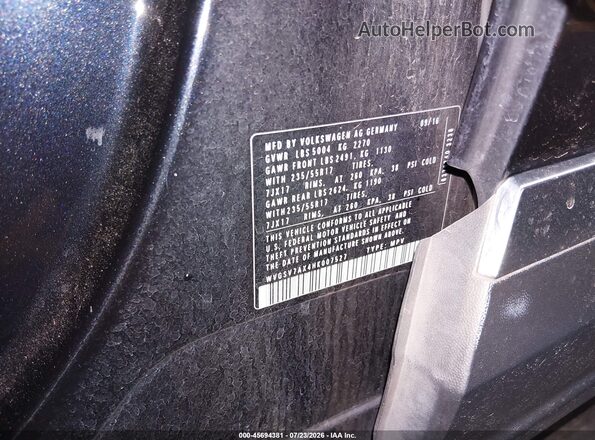 WVGSV7AX4HK007527 2017 VOLKSWAGEN TIGUAN Черный Вид подкапотного пространства