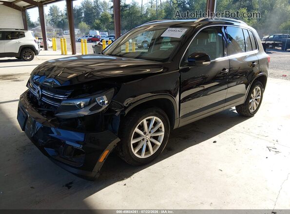 WVGSV7AX9HW511631 2017 VOLKSWAGEN TIGUAN Черный Передняя левая четверть