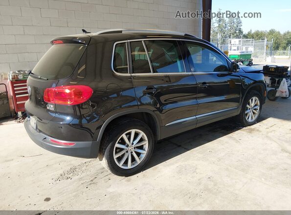 WVGSV7AX9HW511631 2017 VOLKSWAGEN TIGUAN Черный Задняя правая четверть