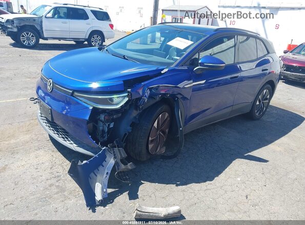WVGTMPE22MP024281 2021 VOLKSWAGEN ID.4 Blue Vista tres cuartos delantera izquierda