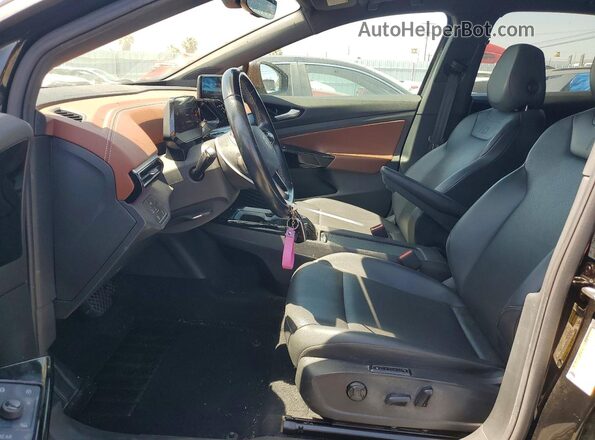 WVGTMPE23MP053191 2021 VOLKSWAGEN ID.4 Black Widok wnętrza z przodu