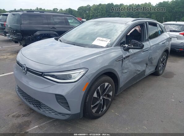 WVGTMPE23NP065603 2022 VOLKSWAGEN ID.4 Серый Передняя левая четверть