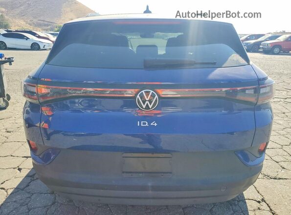 WVGTMPE25MP064600 2021 VOLKSWAGEN ID.4 Blue Հետևի տեսք
