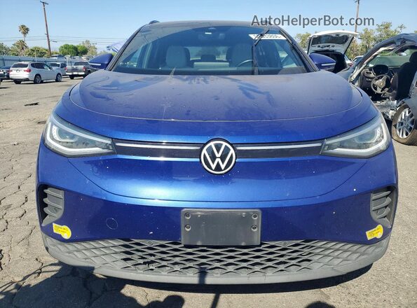 WVGTMPE25MP064600 2021 VOLKSWAGEN ID.4 Blue Դիմացի տեսք