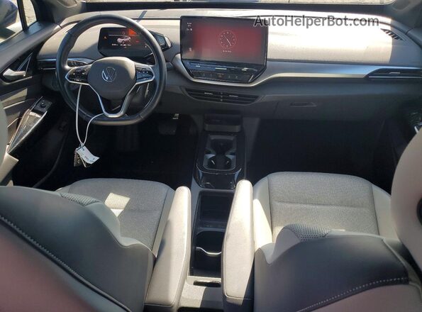 WVGTMPE25MP064600 2021 VOLKSWAGEN ID.4 Blue Առջևի վահանակի տեսք
