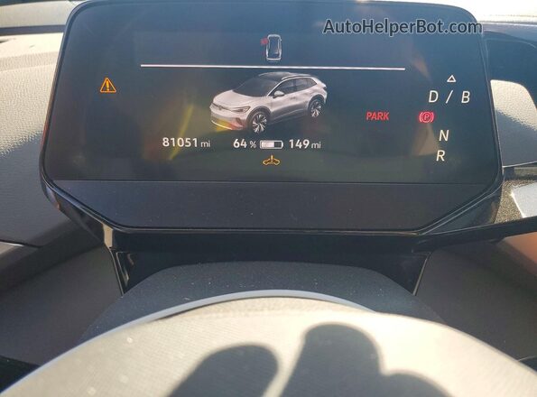 WVGTMPE25MP064600 2021 VOLKSWAGEN ID.4 Blue Սարքավորումների վահանակի տեսք