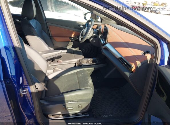 WVGTMPE26MP042542 2021 VOLKSWAGEN ID.4 Blue Front interior view
