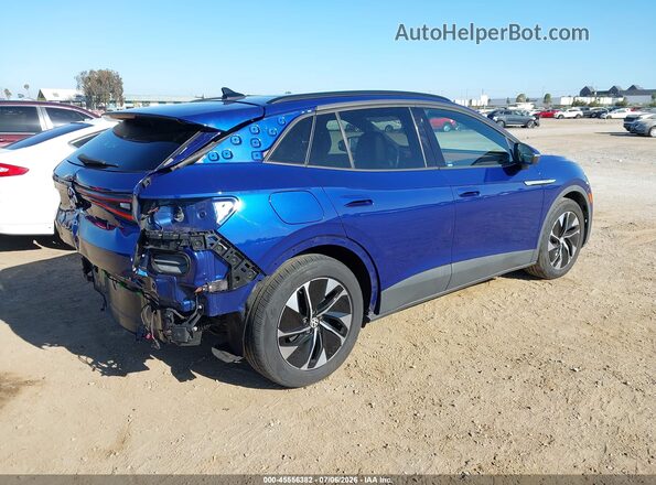 WVGTMPE26MP042542 2021 VOLKSWAGEN ID.4 Blue Rear right