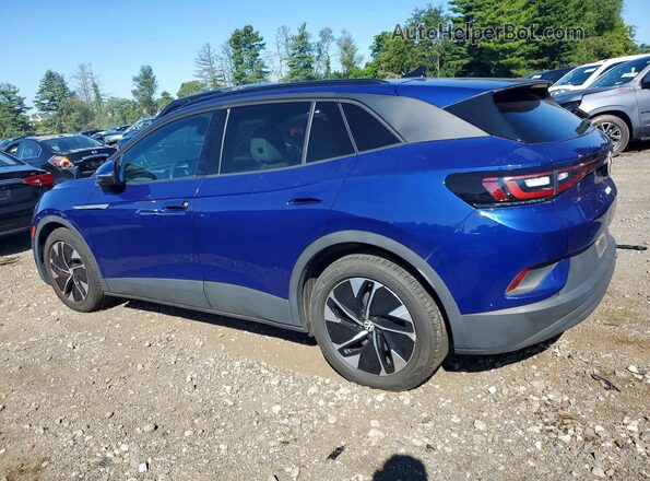 WVGTMPE26MP056182 2021 VOLKSWAGEN ID.4 Blue Հետևի ձախ