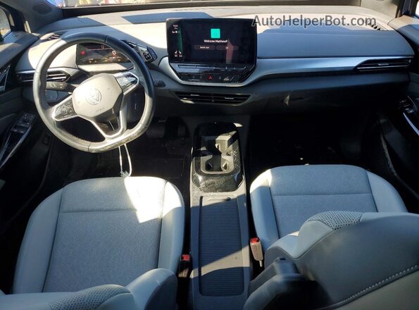 WVGTMPE26MP056182 2021 VOLKSWAGEN ID.4 Blue Առջևի վահանակի տեսք