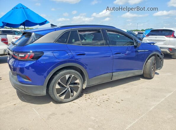WVGTMPE26MP056604 2021 VOLKSWAGEN ID.4 Blue Задня права чверть