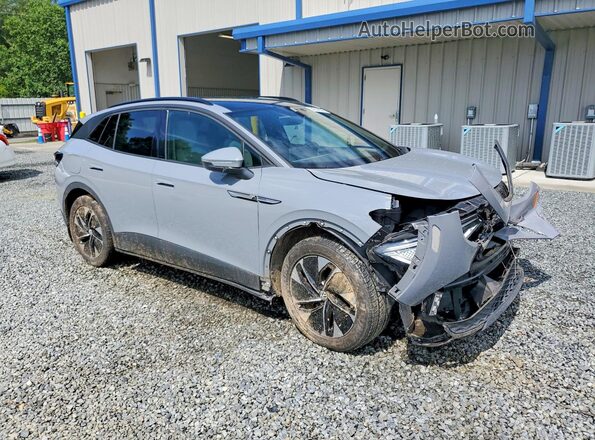 WVGTMPE27NP074353 2022 VOLKSWAGEN ID.4 Серый Передняя правая четверть