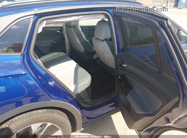 WVGTMPE28MP056037 2021 VOLKSWAGEN ID.4 Blue Widok naklejki z numerem VIN