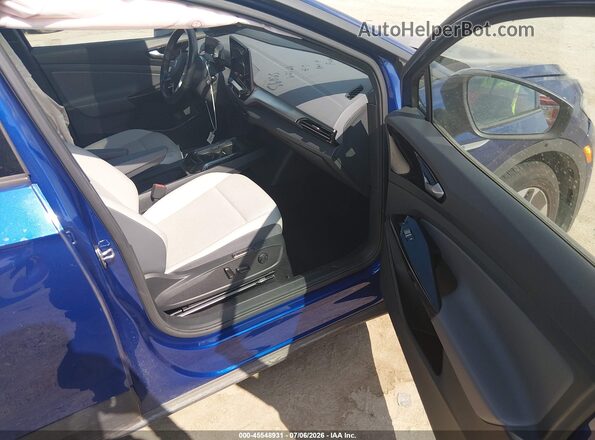 WVGTMPE28MP056037 2021 VOLKSWAGEN ID.4 Blue Widok wnętrza z przodu