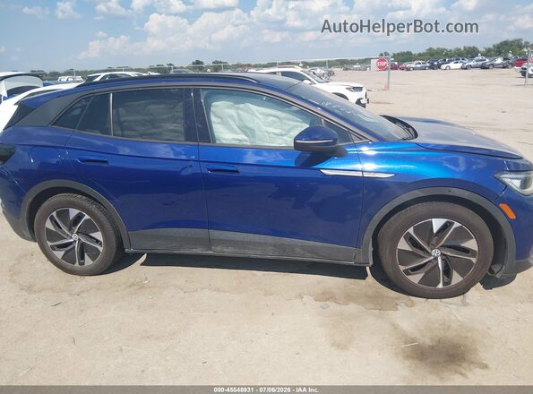 WVGTMPE28MP056037 2021 VOLKSWAGEN ID.4 Blue Widok wnętrza z tyłu
