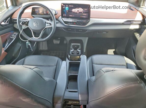 WVGTMPE28NP050370 2022 VOLKSWAGEN ID.4 Gray წინა პანელის ხედი