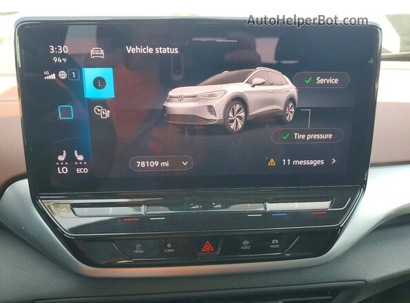 WVGTMPE28NP050370 2022 VOLKSWAGEN ID.4 Gray ხელსაწყოთა პანელის ხედი