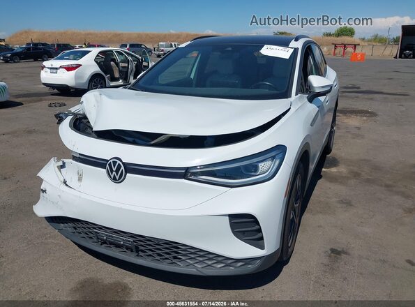 WVGTMPE29MP047833 2021 VOLKSWAGEN ID.4 White Vista tres cuartos delantera izquierda