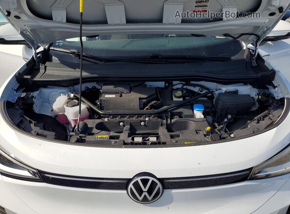 WVGTMPE29MP056869 2021 VOLKSWAGEN ID.4 White Vista del compartimento del motor