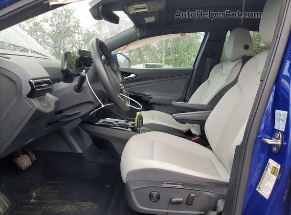 WVGTMPE29NP044254 2022 VOLKSWAGEN ID.4 Blue Vista interior delantera