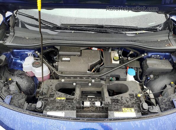 WVGTMPE29NP044254 2022 VOLKSWAGEN ID.4 Blue Vista del compartimento del motor