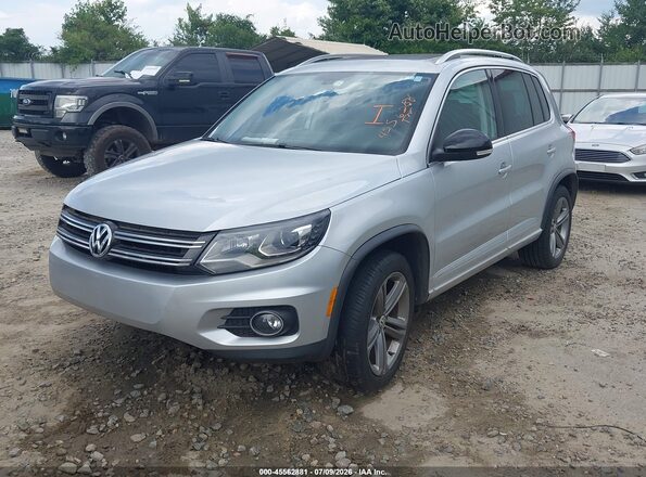 WVGTV7AX2HK008065 2017 VOLKSWAGEN TIGUAN Silver Vista tres cuartos delantera izquierda