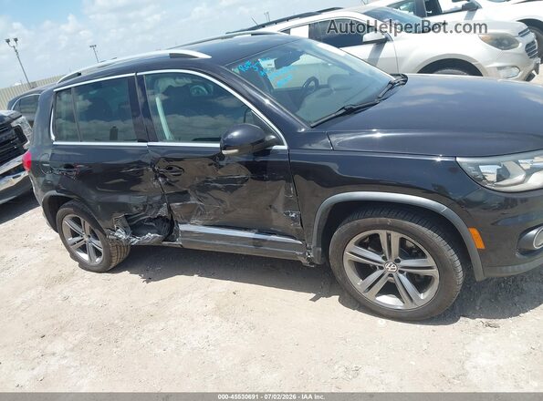 WVGTV7AX5HW507306 2017 VOLKSWAGEN TIGUAN Black Vista interior de 360 grados
