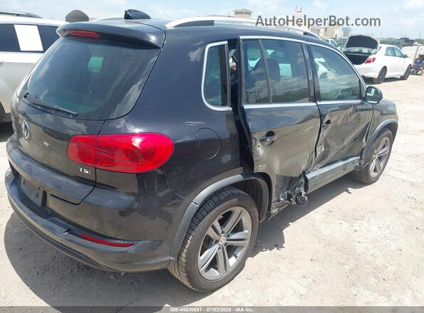 WVGTV7AX5HW507306 2017 VOLKSWAGEN TIGUAN Black Trasero derecho