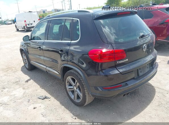 WVGTV7AX5HW507306 2017 VOLKSWAGEN TIGUAN Black Trasero izquierdo